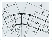 Design for pipe elobws(22.5 degree)