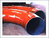 ceramic lined pipe elobws