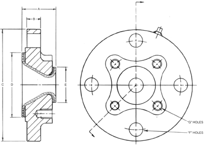 Reducer flange